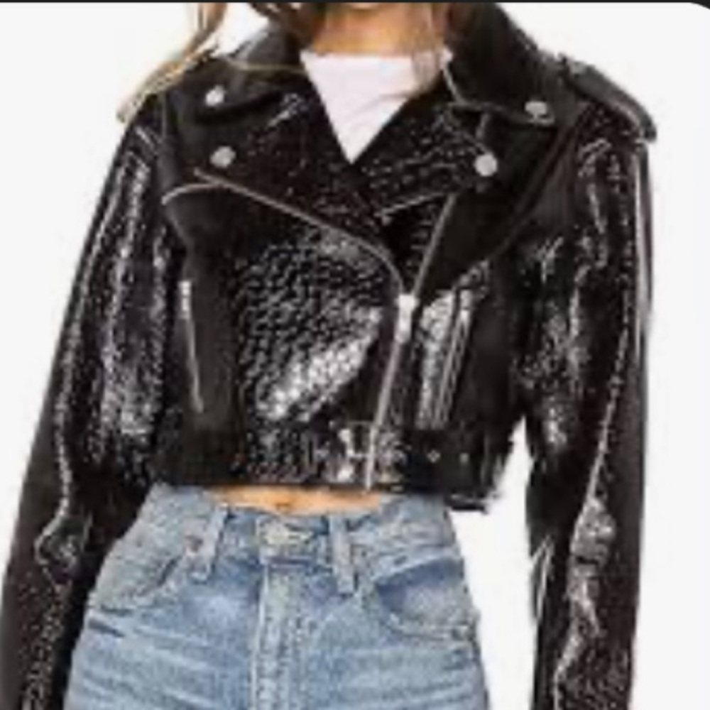 LPA Margot Moto Leather Jacket